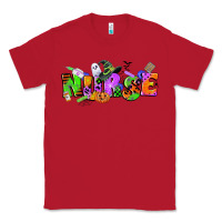 Red halloween nurse Classic Tee - CowGirlArtShop