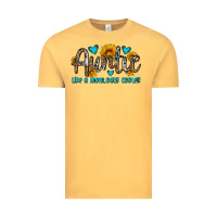 Vintage Mustard auntie like a mom only cooler Vintage Tee - OliviaCreatesArt