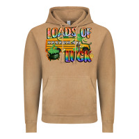 Loads Of Luck With School Bus St. Patrick's Day Vintage Hoodie | Teevron