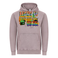 Vintage Zinc Loads of luck with school bus St. Patrick's Day Vintage Hoodie - FaDigitalArtStudio