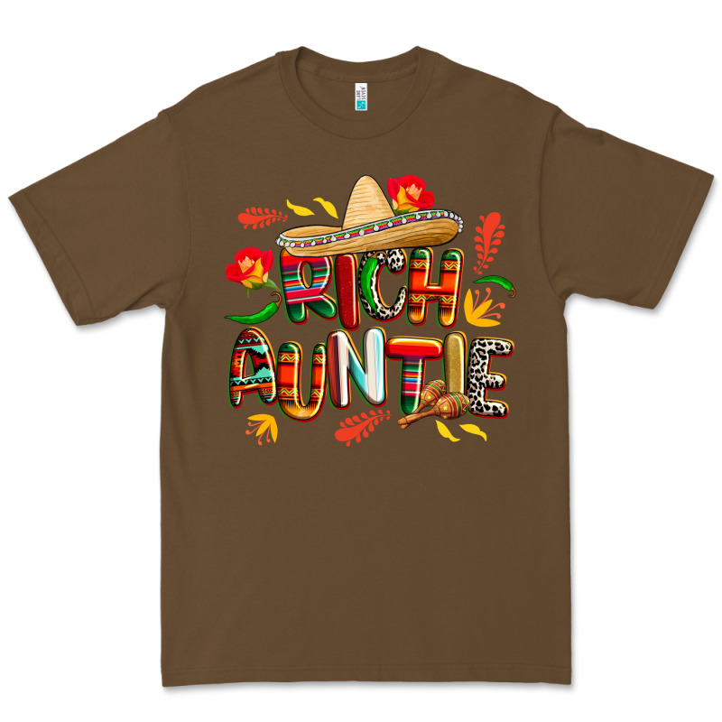 Cinco De Mayo Rich Auntie Premium Tee by CowGirlArtShop | Teevron