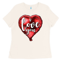Bone I love you heart balloon Valentine's Day Ladies Tee - HowdyJamesFarm