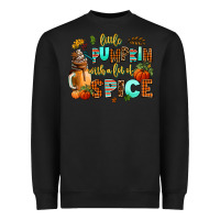 Black little pumpkin with a lot of spice Heavyweight Sweatshirt - AdoDesignShop