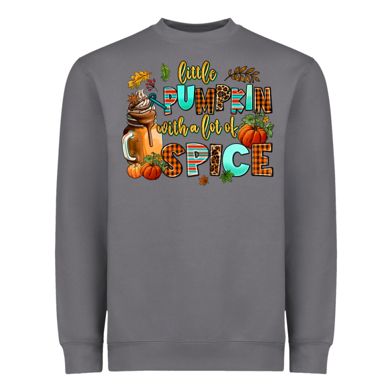 Little Pumpkin With A Lot Of Spice Heavyweight Sweatshirt by AdoDesignShop | Teevron