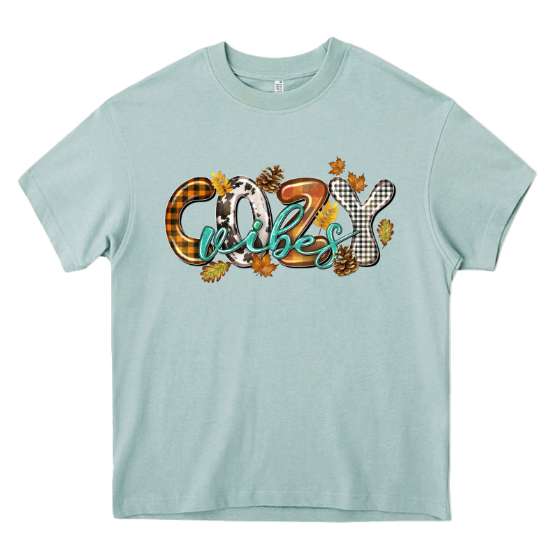 Cozy Vibes Heavy Core Tee by NancyCooperArtShop | Teevron