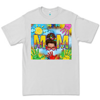 Dove Grey Messy bun Autism mom 20oz skinny tumbler Premium Tee - TumblerDesignByShophia