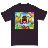 Plum Messy bun Autism mom 20oz skinny tumbler Premium Tee - TumblerDesignByShophia