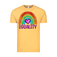 Vintage Mustard equality rainbow Vintage Tee - OliviaCreatesArt