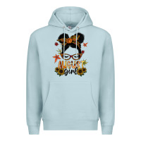 Blue Mist august girl Premium Hoodie - SublimationCraftShop