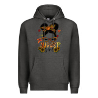 Charcoal Heather august girl Premium Hoodie - SublimationCraftShop