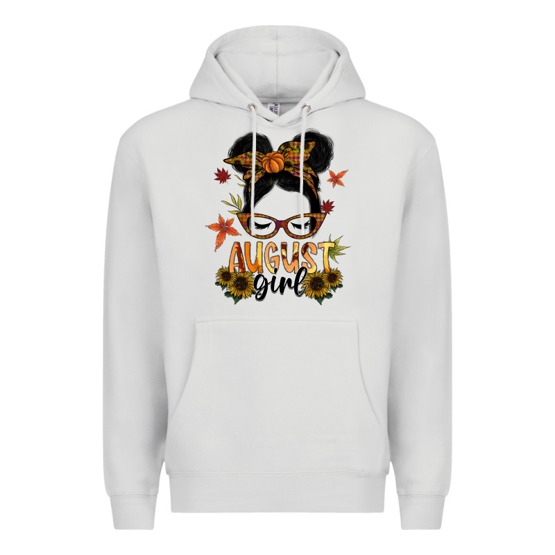 August Girl Premium Hoodie by SublimationCraftShop | Teevron