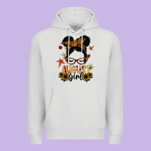 August Girl Premium Hoodie Designed By Sublimationcraftshop