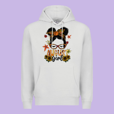 August Girl Premium Hoodie Designed By Sublimationcraftshop