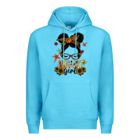 Ocean Blue august girl Premium Hoodie - SublimationCraftShop