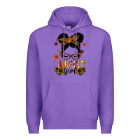 Purple august girl Premium Hoodie - SublimationCraftShop