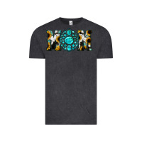 Vintage Black Sunflower Cowhide Turquoise Gemstone Mom Vintage Tee - Jasminsmagicworld