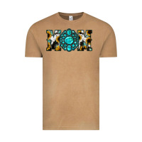 Vintage Camel Sunflower Cowhide Turquoise Gemstone Mom Vintage Tee - Jasminsmagicworld