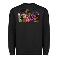 Black love halloween heifer Heavyweight Sweatshirt - AdoDesignShop
