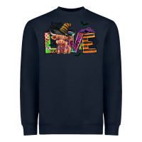 Navy love halloween heifer Heavyweight Sweatshirt - AdoDesignShop