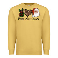 Antique Gold peace love eagles royal blue Premium Sweatshirt - AdoDesignShop