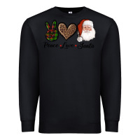 Black peace love eagles royal blue Premium Sweatshirt - AdoDesignShop