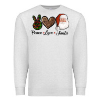 Oatmeal Heather peace love eagles royal blue Premium Sweatshirt - AdoDesignShop