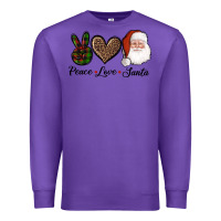 Purple peace love eagles royal blue Premium Sweatshirt - AdoDesignShop