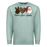 Seafoam peace love eagles royal blue Premium Sweatshirt - AdoDesignShop