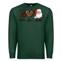 Sports Green peace love eagles royal blue Premium Sweatshirt - AdoDesignShop