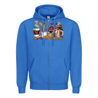 True Royal bakery coffee cups Zipper Hoodie - AdoDesignShop