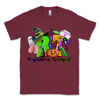 Burgundy rt respiratory therapist halloween Classic Tee - CowGirlArtShop