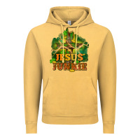 Vintage Mustard Jesus junkie St. Patricks Day Vintage Hoodie - FaDigitalArtStudio