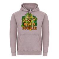 Vintage Zinc Jesus junkie St. Patricks Day Vintage Hoodie - FaDigitalArtStudio