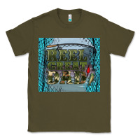 Army Green reel great dad Classic Tee - Artiststas