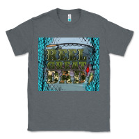 Charcoal Heather reel great dad Classic Tee - Artiststas