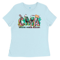 Baby Blue certified medical assistant Ladies Tee - CowGirlArtShop