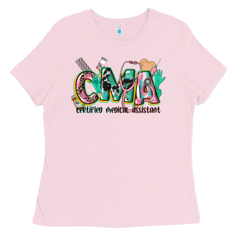 Certified Medical Assistant Ladies Tee by CowGirlArtShop | Teevron