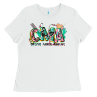 White certified medical assistant Ladies Tee - CowGirlArtShop