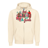 Sandshell little miss 4 th grade Zipper Hoodie - AdoDesignShop