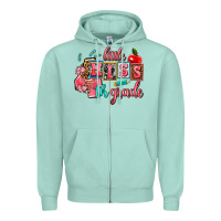 Seafoam little miss 4 th grade Zipper Hoodie - AdoDesignShop