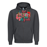 Smoke little miss 4 th grade Zipper Hoodie - AdoDesignShop