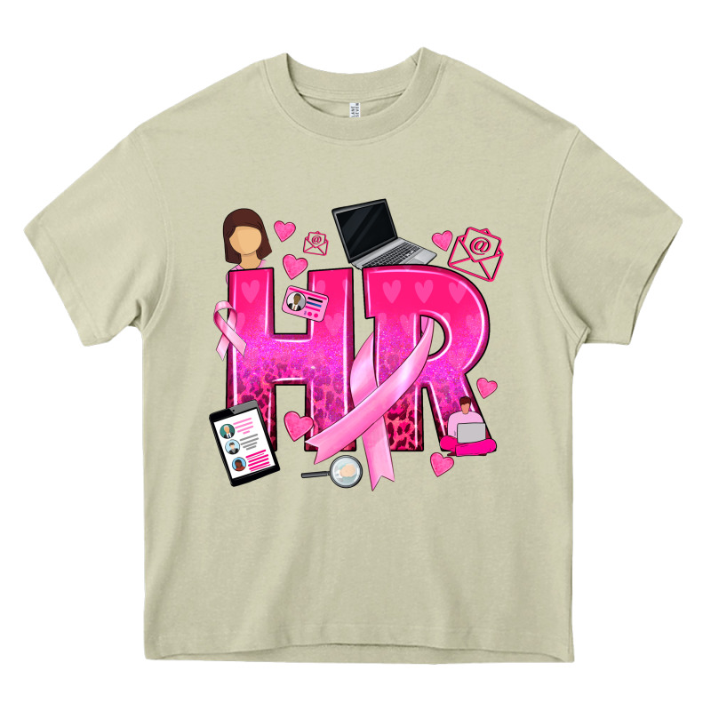 Breast Cancer Hr Human Resources Heavy Core Tee by texasbilliewilder | Teevron