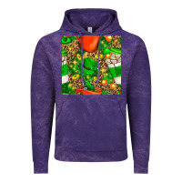 Cloud Purple coffee cups st. patrick's day with leopard seamless pattern bbs Vintage Hoodie - BundleAndBundleShop