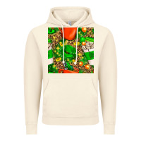 Vintage Artic coffee cups st. patrick's day with leopard seamless pattern bbs Vintage Hoodie - BundleAndBundleShop