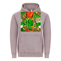 Vintage Zinc coffee cups st. patrick's day with leopard seamless pattern bbs Vintage Hoodie - BundleAndBundleShop