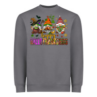 Storm happy hallothanksmas gnomes Heavyweight Sweatshirt - AdoDesignShop