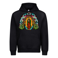 Black our lady of guadalupe rainbow Urban Hoodie - JahusDesignShop