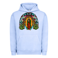 Pigment Grape Ice our lady of guadalupe rainbow Urban Hoodie - JahusDesignShop