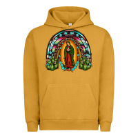 Pigment Peanut Butter our lady of guadalupe rainbow Urban Hoodie - JahusDesignShop