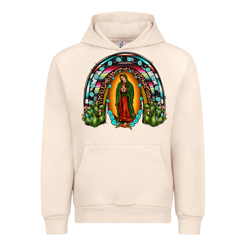 Our Lady Of Guadalupe Rainbow Urban Hoodie by JahusDesignShop | Teevron